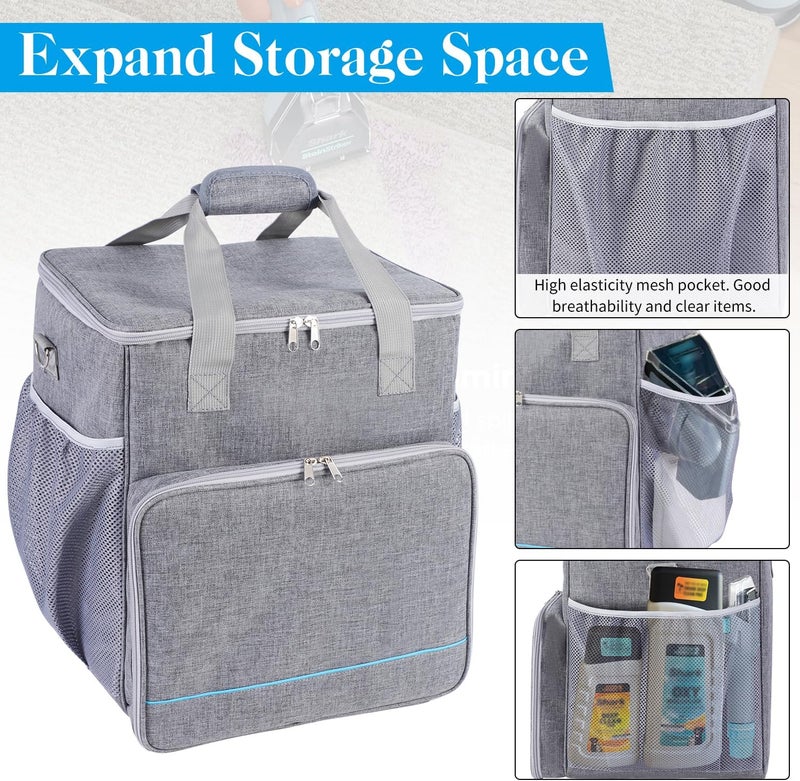 LOTCAIN Storage Bag Compatible with Shark StainStriker Carpet and Upholstery Cleaner Machine Portable Carrying Bag with Large Space Storage Bag for Carpet Cleaner,Soft Handle,Bag Only - Image 3